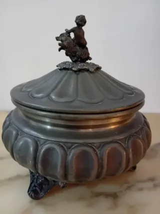 Portagioie in peltro