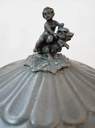 Portagioie in peltro