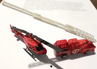 Modellini mezzi vigili del fuoco