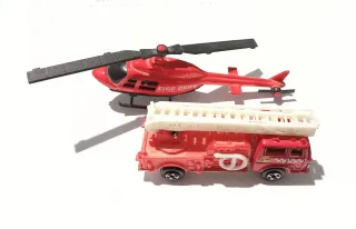 Modellini mezzi vigili del fuoco