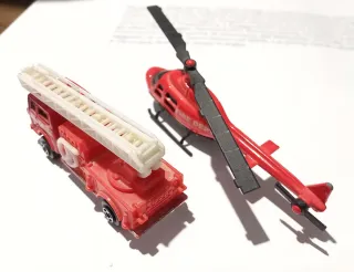 Modellini mezzi vigili del fuoco