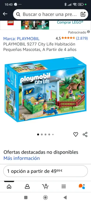 Playmobil 9277 City Life Pequeñas Mascotas
