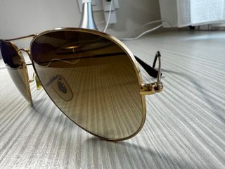 Gafas de sol Ray-Ban doradas