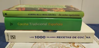 Lote 3 ibros de cocina