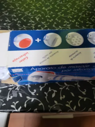 Aparato masaje inflarrojos