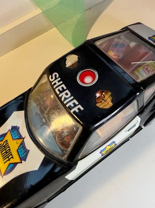 Coche Policía Román Vintage Años 70