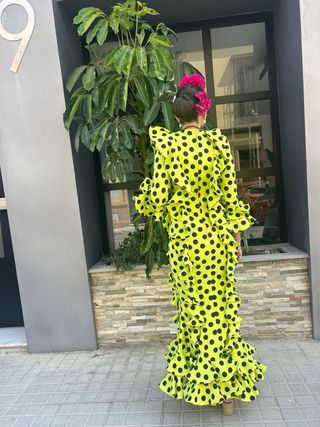 Traje Flamenca Rocío García Lunares