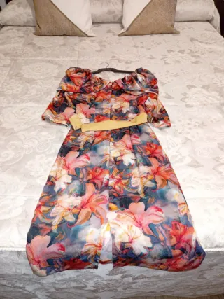 Vestido boutique estampado floral