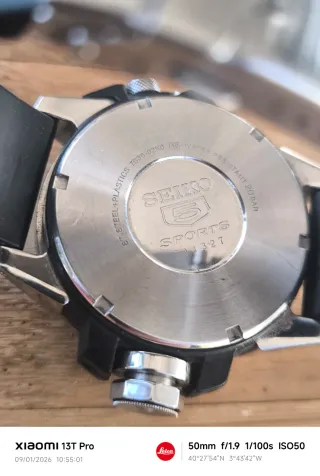 Reloj Seiko 5 Sport Automático Map