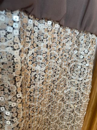 Vestido fiesta lentejuelas talla 40