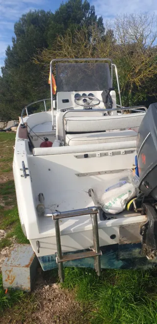 Barco lancha barca 75cv 5mt cambio por coche