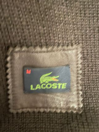 Chaqueta Cuero y Lana Marrón Negra