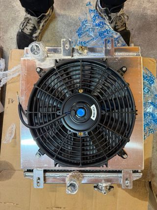 Radiador Aluminio Honda Civic EG EK MB + Ventilado