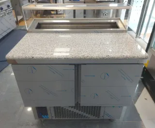 Mesa Fría Refrigerada Acero Inoxidable