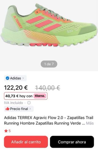 Adidas Terrex Agravic Flow 2 Zapatillas Trail