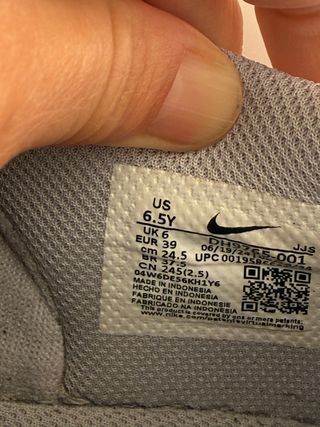 Nike Dunk Gris y Blanco