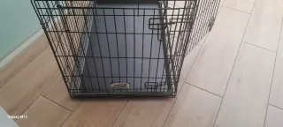 Jaula Perro Grande Negra