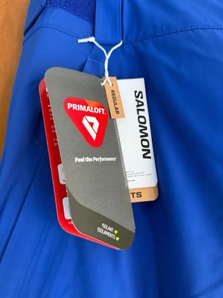 Pantalón esquí Salomon azul eléctrico talla M y XL