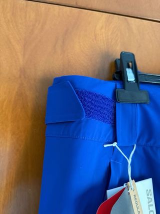 Pantalón esquí Salomon azul eléctrico talla M y XL