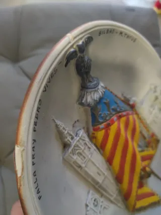 Placa Fallera Falla Fray Pedro Vives