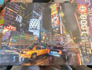 Puzzle Educa 1000 piezas Times Square Noche