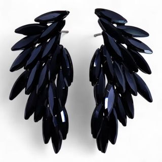 Pendientes Nymph Aurora Cristal Negro