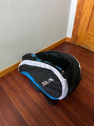 Paletero Siux Padel Negro y Azul