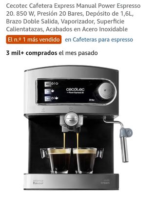 Cecotec Cafetera Express Power Espresso 20