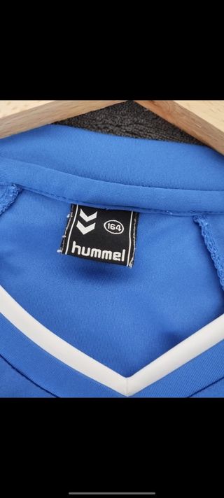 Camiseta Hummel manga larga azul