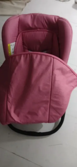 Cochecito bebé 3 en 1 rosa