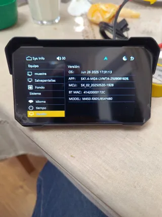 Pantalla Carplay Android Auto Moto