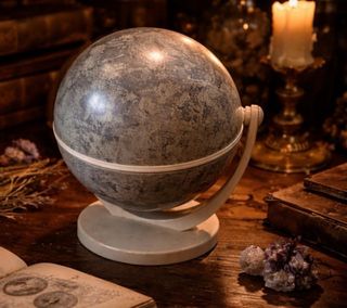 Globo Lunare Vintage Rotante Space Age