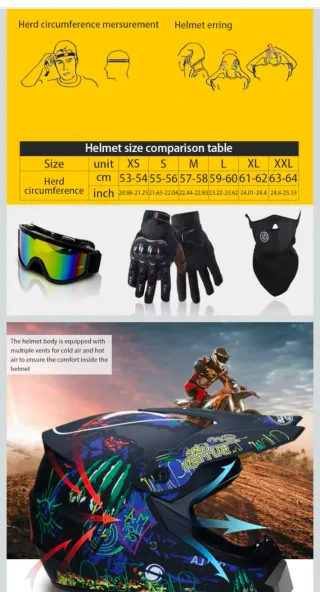 Braga de cuello negra y gafas de esquí