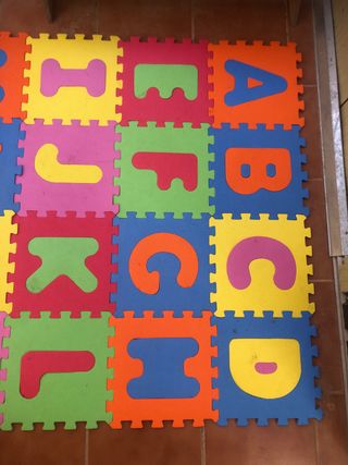 Puzzle Abecedario Goma EVA Niños