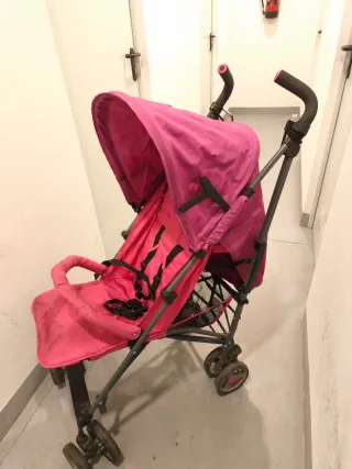 Silla de paseo rosa Asalvo