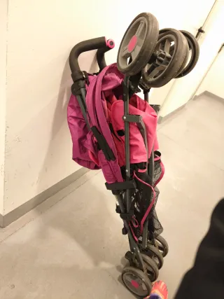 Silla de paseo rosa Asalvo