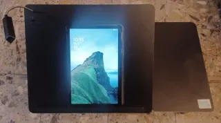 Mesita para cama/sofá negra