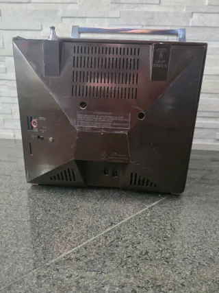 TV Seleco anni 60-70 marrone e argento