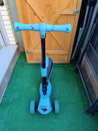 Patinete infantil 3 ruedas azul