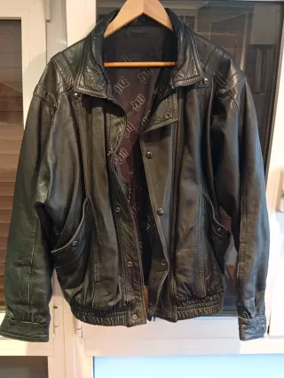 Chaqueta de punto negra hombre