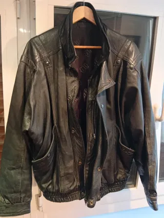 Chaqueta de punto negra hombre