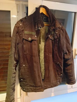 Chaqueta de punto negra hombre