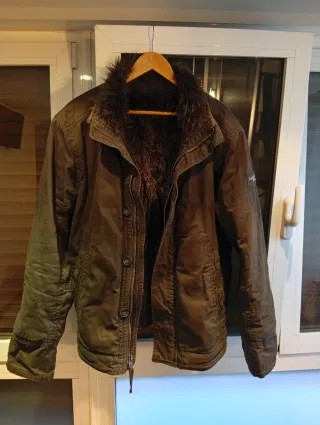 Chaqueta de punto negra hombre