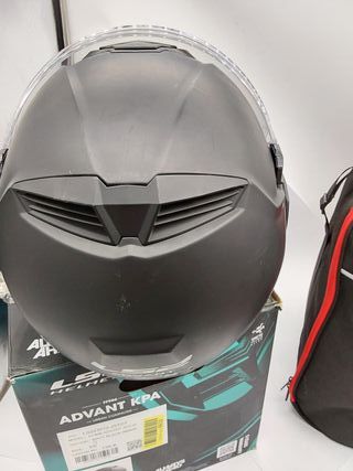 (XS) LS2, Casco Moto Modular ADVANT Solid Matt Black,