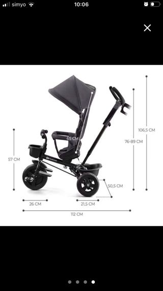 Triciclo Carrito Evolutivo Kinderkraft