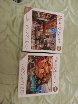 2 Puzzles 500 Piezas Alta Calidad