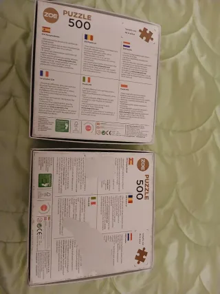 2 Puzzles 500 Piezas Alta Calidad