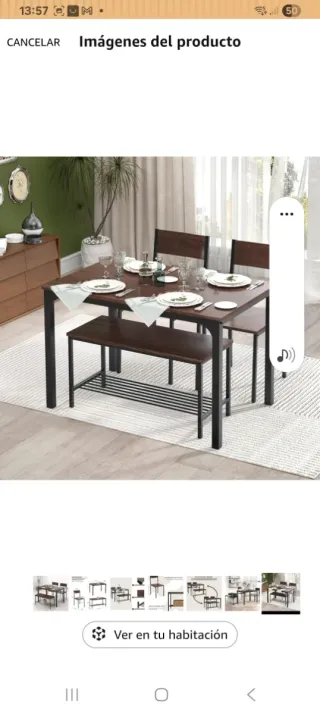 Mesa de comedor moderna