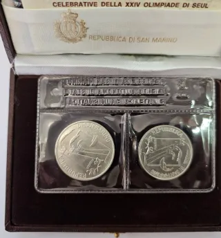 San Marino Dittico 1988 XXIV Olimpiade Seul