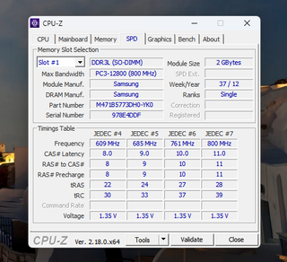 RAM Samsung 2GB DDR3L SO-DIMM M471B5773DH0-YK0